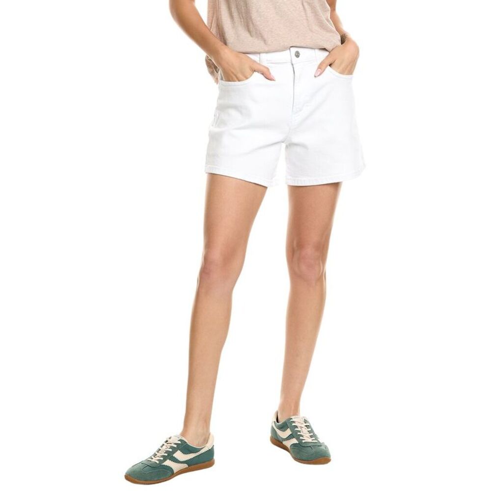 Hudson Jeans Womens  Relaxed White Short